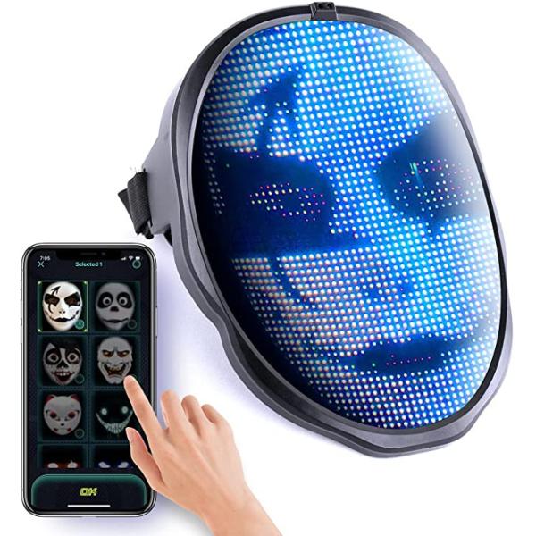 App And Gesture Control Smart LED Face Mask Rechargeable