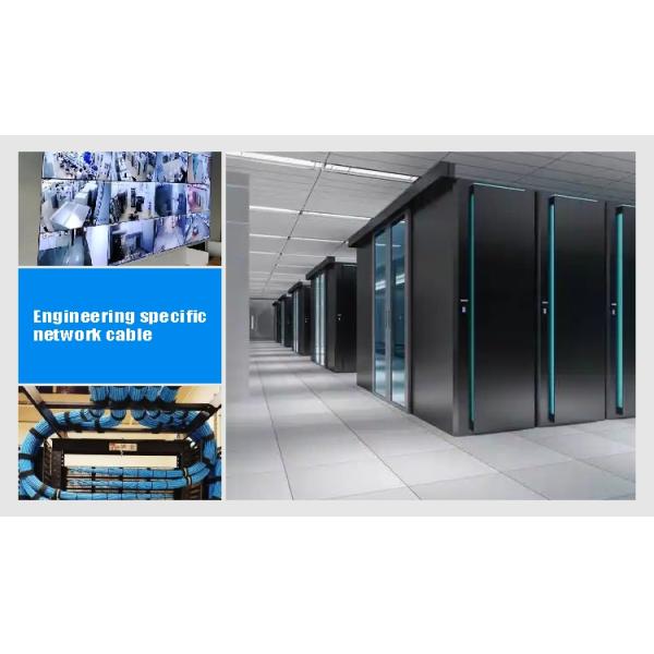 23AWG FTP CAT6 Cable Red LSZH Network Cable 1000Mbps High Speed 1000FT