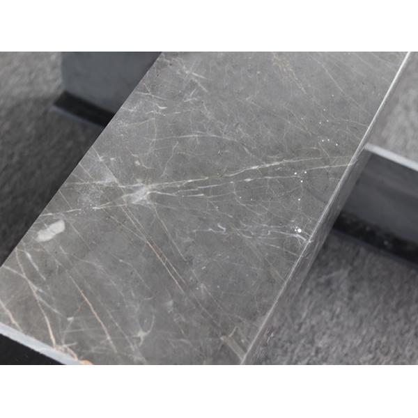 Плита лестницы современного дизайна естественного мраморного пола стены камня шагов лестницы крытая серая