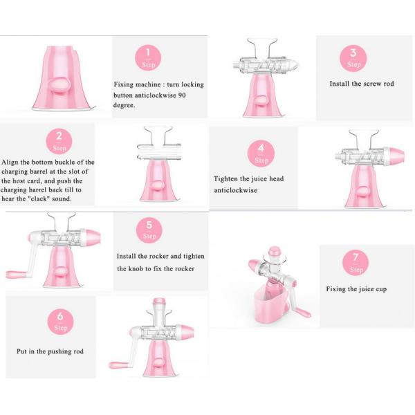 Hand Operate Slow Speed Juice Making Machine Durable Juice Extractor Easy Gathering