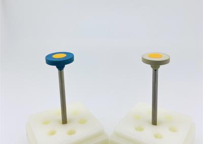 Rodas de lustro dentais cerâmicas da borracha de silicone do disco de moedura 12mm da porcelana do esmalte