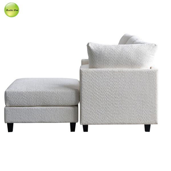 Modern L - Shaped Sofa with USB Ports:  Spacious, Perfect for Charging & Elevating Home Decor