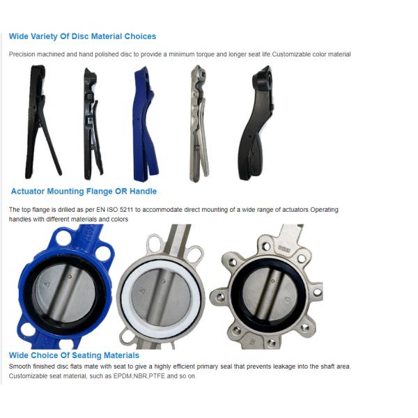 Клапки для водоотведения типа JIS API 150LB PN16 Korea Butterfly Valve для воды, нефти и газа