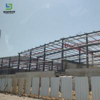 Construcción prefabricada Estructura de acero Marco de espacio Edificios de almacén Talleres con Q355b Q235b Y 500t/M