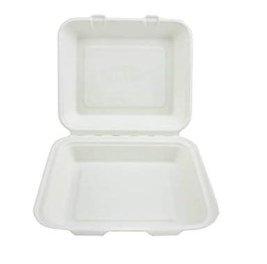 Restaurant 9x9x3 Foam Clamshell Single Compartment Disposable Take Out Food Box