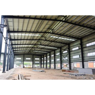 Q345 Galvanized Factory Prefabricated Material  Steel Structure For Factory Steel Building