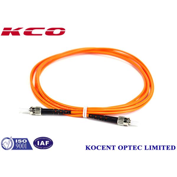 OM2 62.5/125 Multimode Fiber Optic Patch Cord 2.0m ST/UPC for High-Density Connectivity
