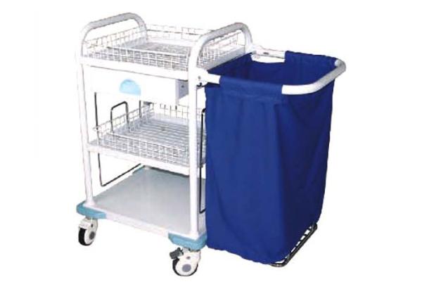 Mobile Wheel Stainless Steel Hospital Medical Trolley , Push Trolley Cart (ALS-MT14)