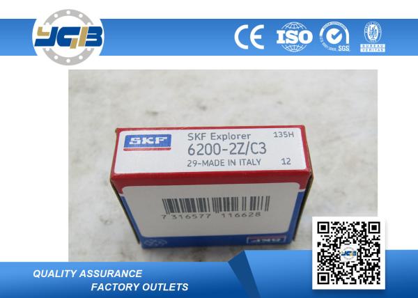 6200 2Z SKF Stainless Steel Deep Groove Ball Bearings For Instruments And Apparatus