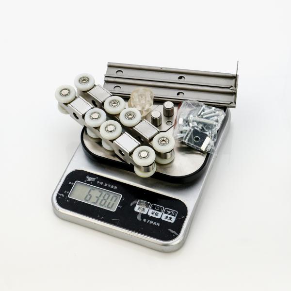 Древесные двери Сдвигающее колесо Ролики Шкафные установки Система с Сливером и 8,5cm*11cm Размер