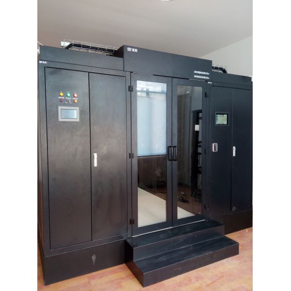 Stainless Steel Shell Data Center Distribution Cabinet with Tempered Glass Door and 19 Inch Size