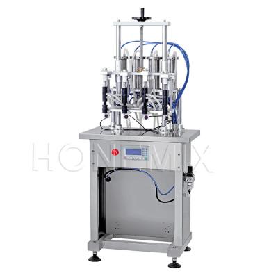 Semi Auto Perfume Making Machine Four Heads Vacuum Filling Machine