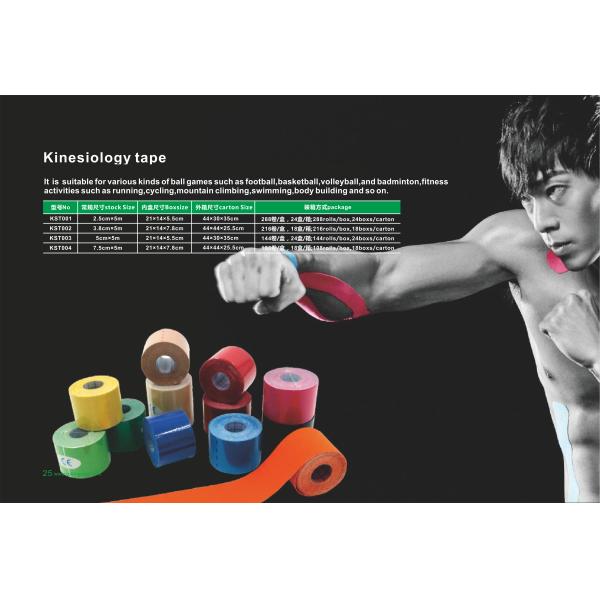 Спортивная физкультура Бандажная лента KT Кинезиология лента KT Здоровье Кинезио для мышечного напряжения, боли и травм