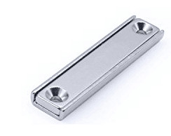 NdFeB Neodymium Rectangular Pot Magnets with Counter Bore