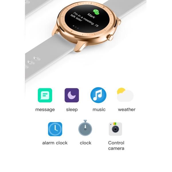 Умный браслет тарифа сердца RTK8762 Bluetooth Smartwatch андроида 1,28 дюймов вызывать