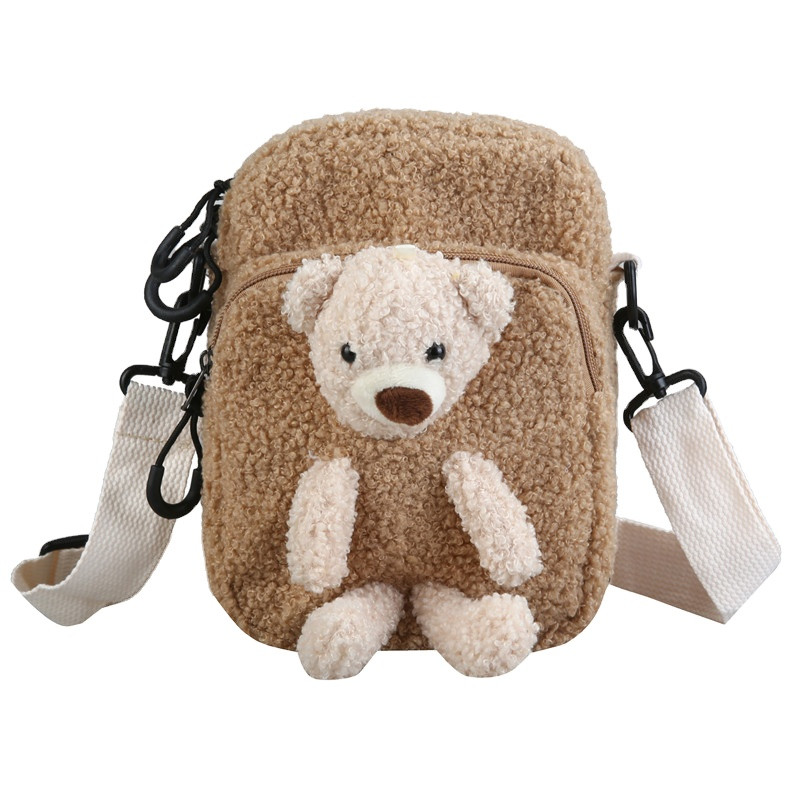 Отсутствие плюшевого мишки Bookbag плюша 3D детей запаха короткой