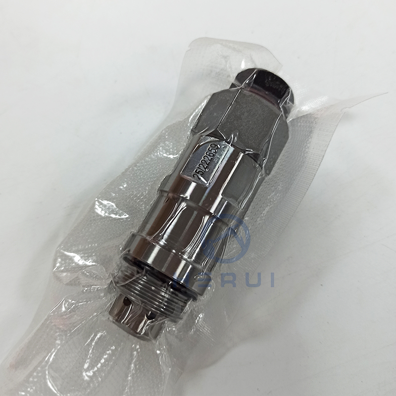 Main Relief Valve Stop Solenoid 25222659 Relief Valve 12V for JCB 3CX 4CX