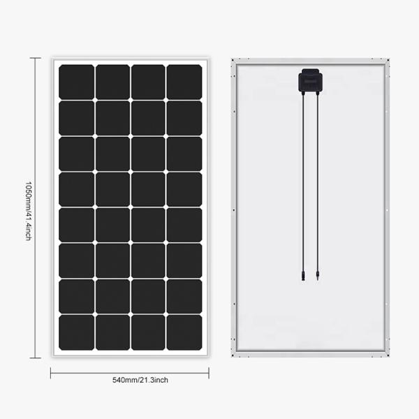 Flexible Maxeon Sunpower Solar Panels 400W Custom Logo