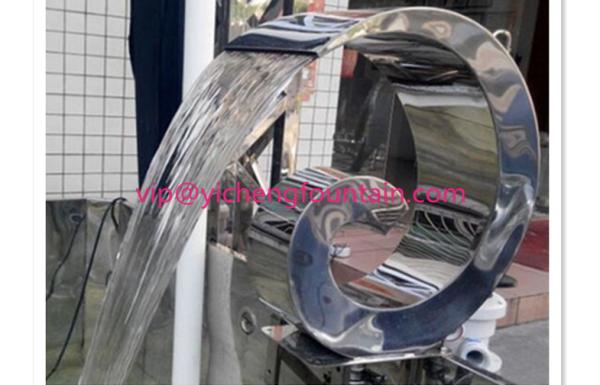 SS304 Swimming Pool Accessories Waterfall Water Curtain With / Without LED Lighting