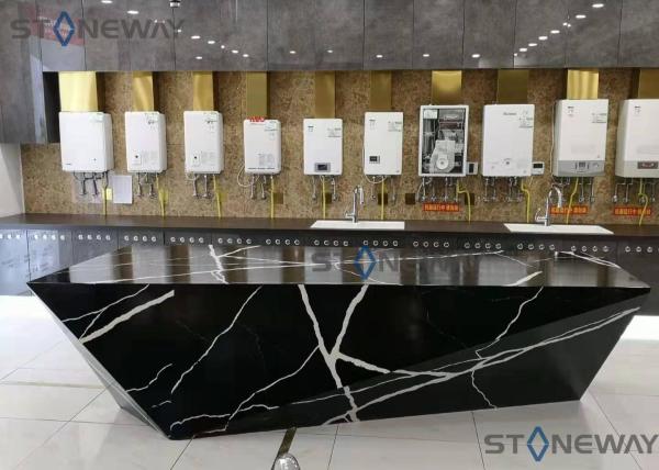 Bancadas duráveis da cozinha de quartzo