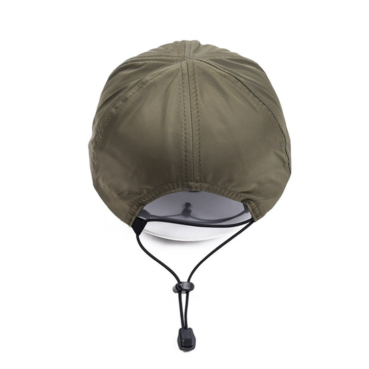 Квартира Drawstring 100% хлопок наполняется до краев крышка Snapback с регулируемым ремнем