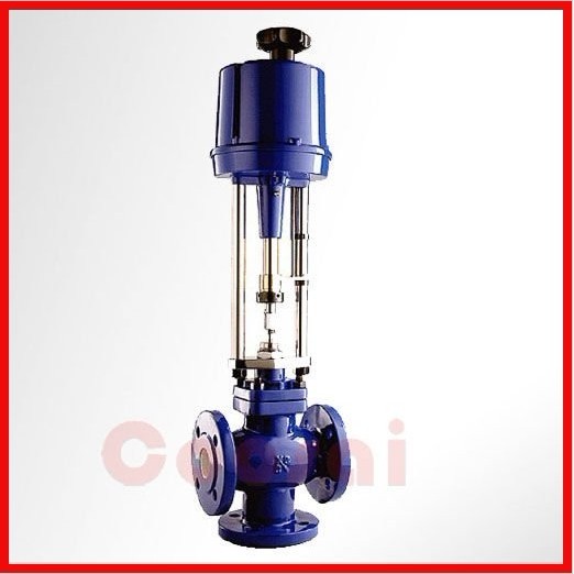 Válvula de controlo do diafragma pneumático de dois lugares