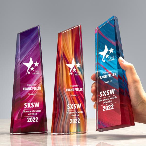 Премия Creative Acrylic с УФ-печатью, Люцитная доска для ежегодной конференции сотрудников компании и почетные звания