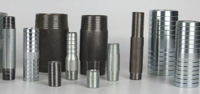 Seamless Steel Hot Dip Galvanized Black Toe Pipe Nipple Fittings