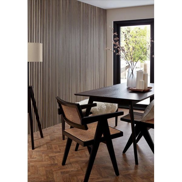 Villa Decoration Sound Absorption Wood Slat Acoustic Panel with MDF Eco-Friendly