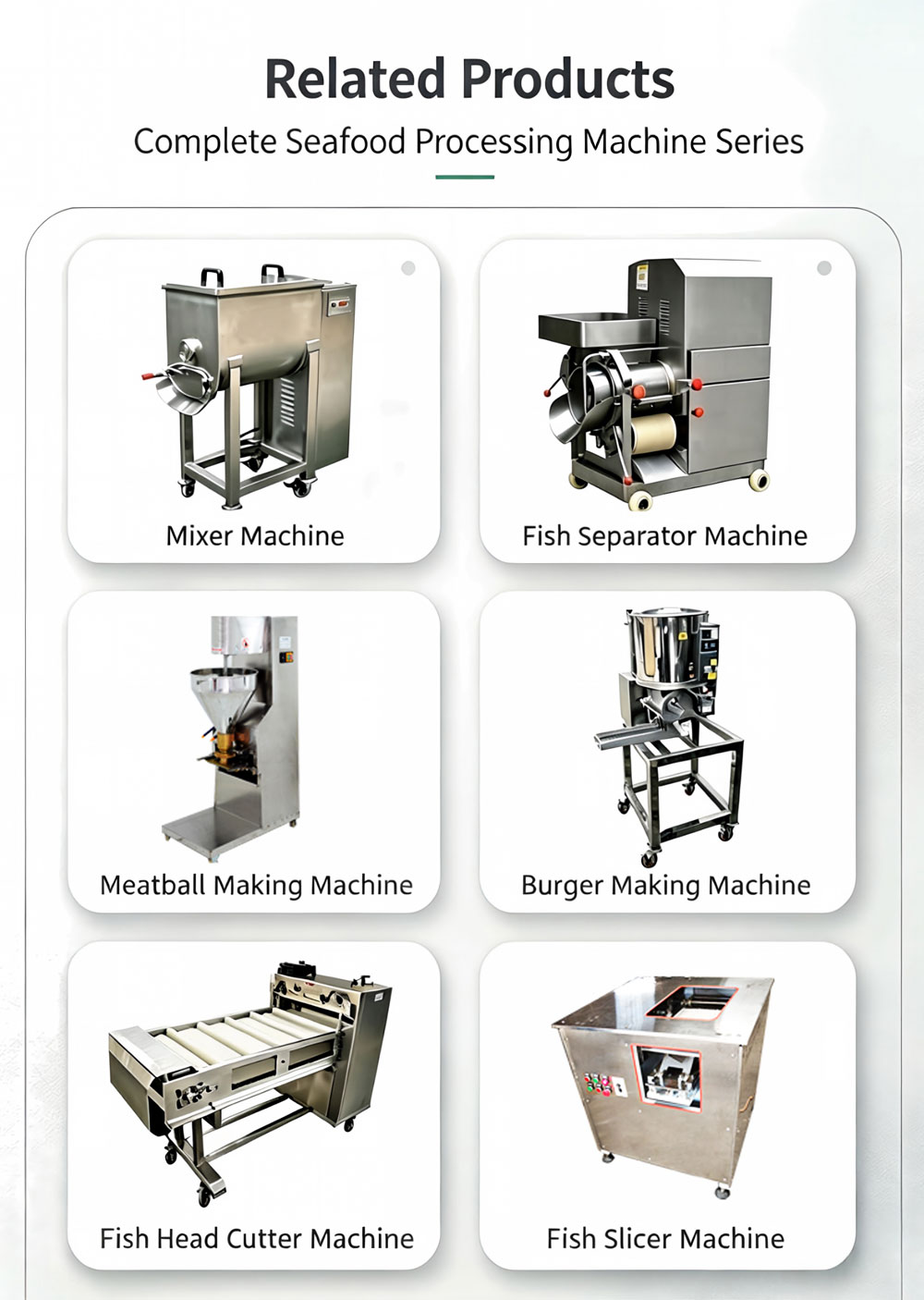 Mobile Fish Back Cutting Machine for Mixed Freshwater & Sea Fish Catering Seafood Processing Shop