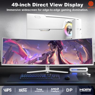 Curved Immersive Widescreen Gaming Monitor 49 Inch Ultrawide Monitor Customizable