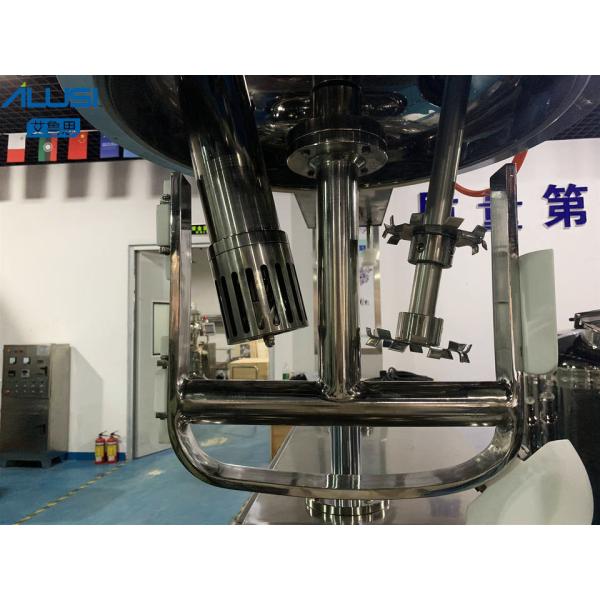 Hydraulic Cylinder Stainless Steel Vacuum Emulsifier Mixer Toothpaste Making Machine