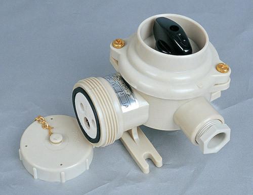 soquete 10A de nylon marinho com o soquete de nylon do interruptor CZKS101 1144/FS com interruptor