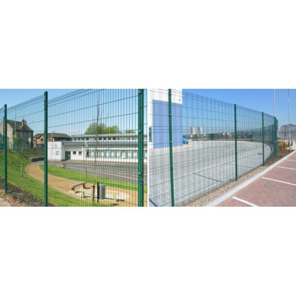 PVC Coated 50*200mm Mesh Hole Triangle Fence For Airport OEM
