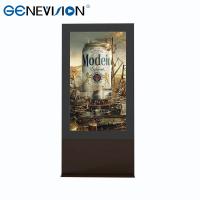 Kiosque de la publicité extérieure IP65 pour la station tenant l'écran de 65 pouces
