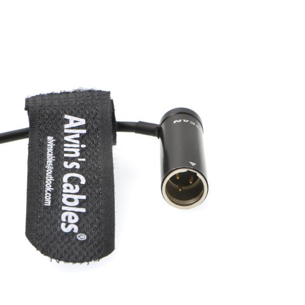 Mini XLR 3 Pin Male To Right Angle 3.5mm Screw TRS Audio Cable For Canon-EOS-C70