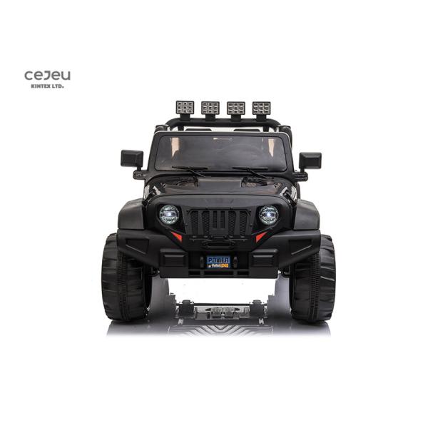 EN62115 Kids Ride On Toy Car Pink Power Wheels Jeep 2 Seater With Music Player