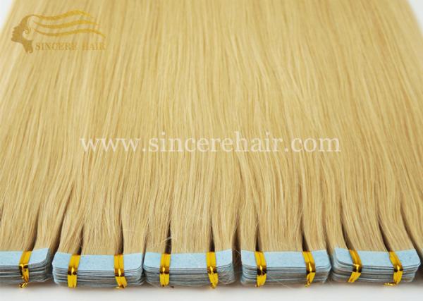 Top Quality 22 Inch Jet Black #1 Tape In Remy Human Hair Extensions 2.5 Gram X 20 Pieces For Sale
