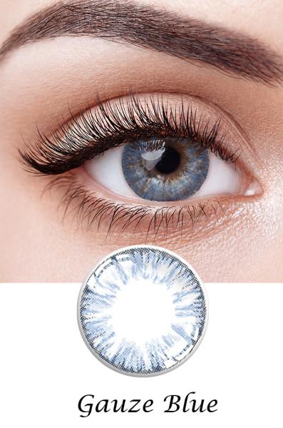 Odm Natural Rainbow Sky Blue Contact Lenses Eye Cosmetic Colored Contacts 14.5mm