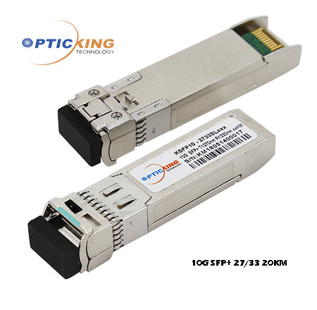 TX 1270nm RX 1330nm 20KM SMF SFP+ Transceiver Module 10G BIDI WDM TX