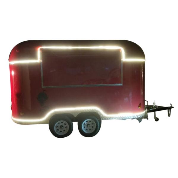 Airstream BBQ Food Cart Food Truck Trailer Fully Equipped Tow Bar Trailer for Winery