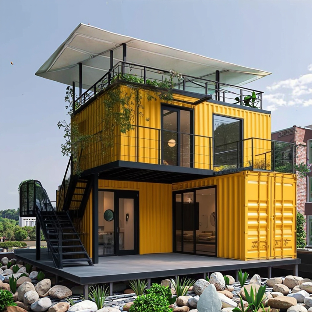 Modern Standard Container Prefabricated House Breathable Design for Dormitory Apartment Home Office Online Technical Support