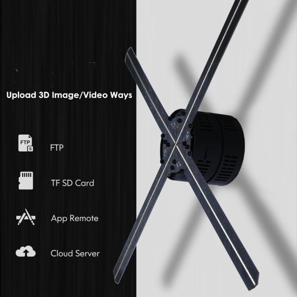 Newest Innovative APP WIFI Control 3D Fan Hologram Advertising Display Machine