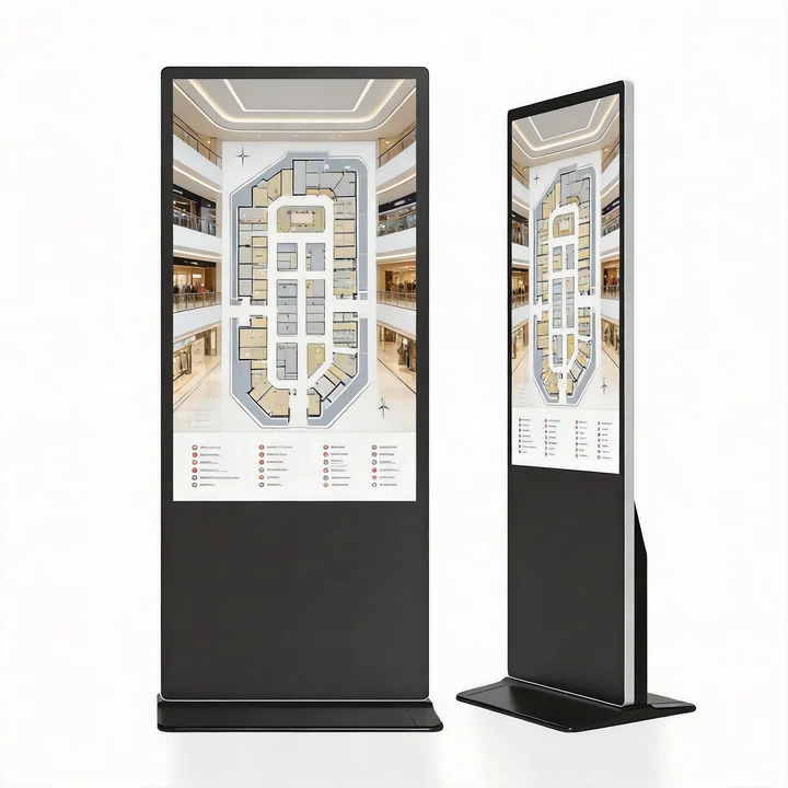 65'' Floor Standing Vertical Kiosk Indoor Advertising Player Display Digital Signage