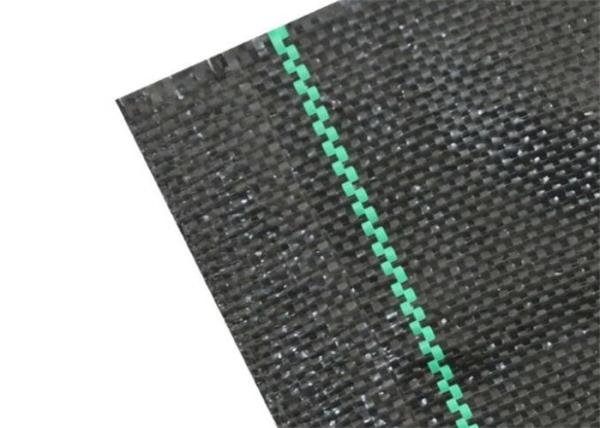 Black Woven Geotextile / Geosynthetic Fabric PP Woven Silt Fence For Construction Site