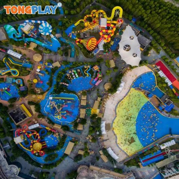 Aquatic Playground Water Slide Price Adult Swimming Pool Fiberglass Big Cyclone Slides for Sale