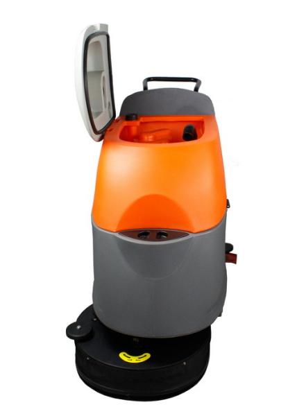  Rubber Battery Powered Floor Scrubber Steel Curved Squeegee 800mm