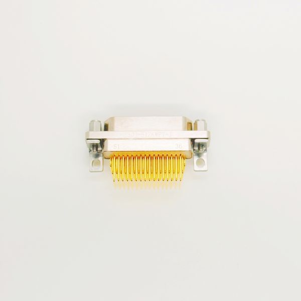 Micro D Connector J30J-51ZKW-J with 1.27mm Pitch Metal Casing and High-Temperature Resistance