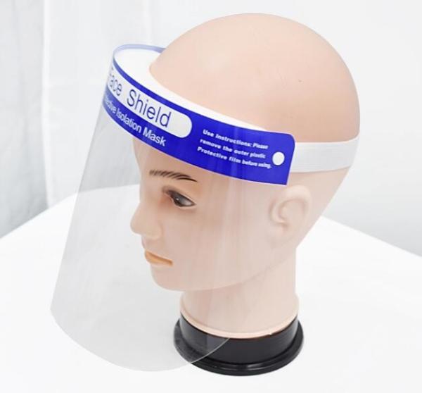 33*22cm PET Transparent Anti Fog Surgical Face Shield