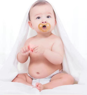 Food Grade Silicone Breast Mimicking Design Soothes Baby Pacifiers And Soothes Their Sleep